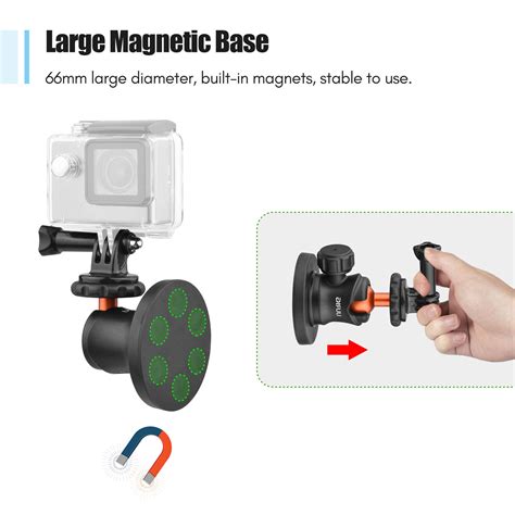 Uurig Bh 07 Mini Camera Tripod Magnetic Base Ball Head Ebay