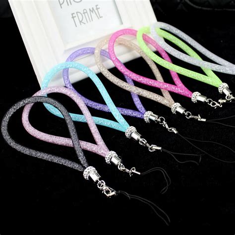 Bling Rhinestone Diamond Telefoon Lanyard Bandjes Grandado