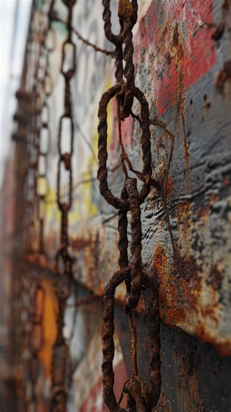 Rusty Chain Link Fence Weathered Metal Texture Urban Decay