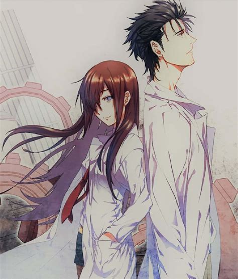 Steins Gate Kurisu And Okabe Wallpaper