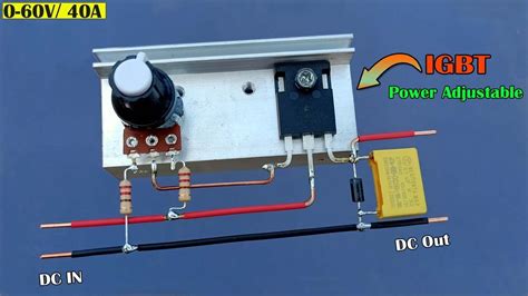 IGBT High Power Adjustable DC Power Power Supply 0 60v 40A Variable