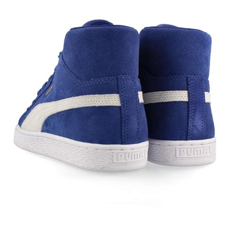 Puma Suede Mid Xxi Elektro Blue White