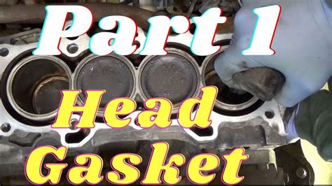 Honda Civic Head Gasket Replacement Part 1 Youtube