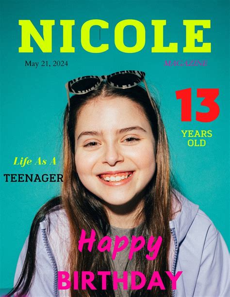 Personalized Birthday Magazine Covers And Signsposters Etsy