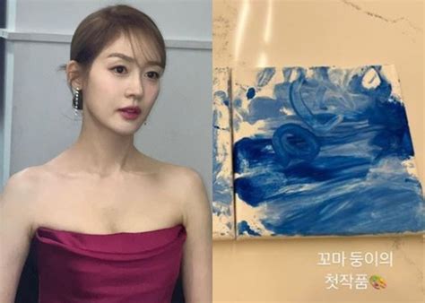 성유리 쌍둥이 딸 그림 실력 최초 공개 첫 작품