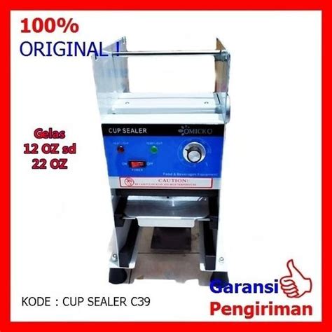 Jual Omicko C Sealing Machine Mesin Cup Sealer Press Gelas Plastik