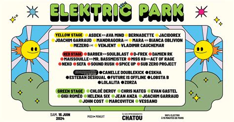 Festival Elektric Park D Voile Le Line Up Complet De Son Dition