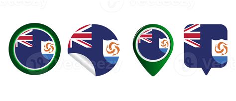 Anguilla Flag Flat Icon Symbol Illustration 12932590 Png