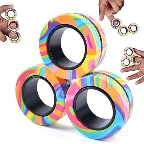 Magnetische Ringe Fidget Toys Anti Stress Fidget Toys Adhs Magische