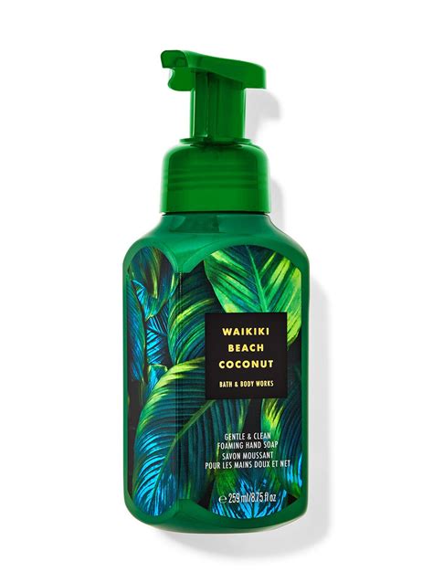 Waikiki Beach Coconut Gentle Clean Foaming Hand Soap Bath And Body