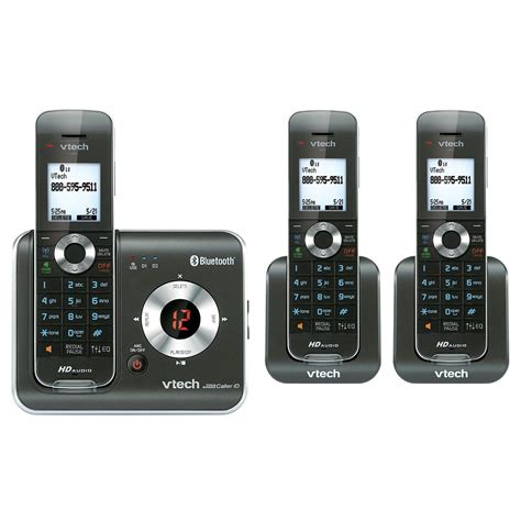 Vtech Ds6421 3 3 Handset Dect 6 0 Cordless Phone With Bluetooth Connect To Cell Digital