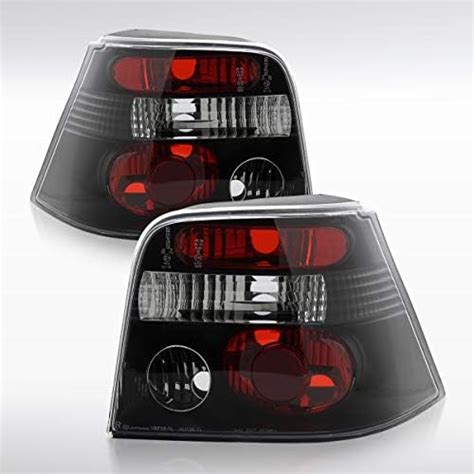 Spec D Tuning Jdm Black Tail Lights Compatible With 2006 2009 Volkswagen Golf Mk5