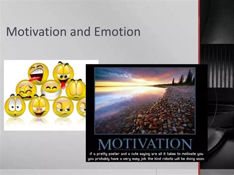 Ppt Motivation And Emotion Powerpoint Presentation Free Download