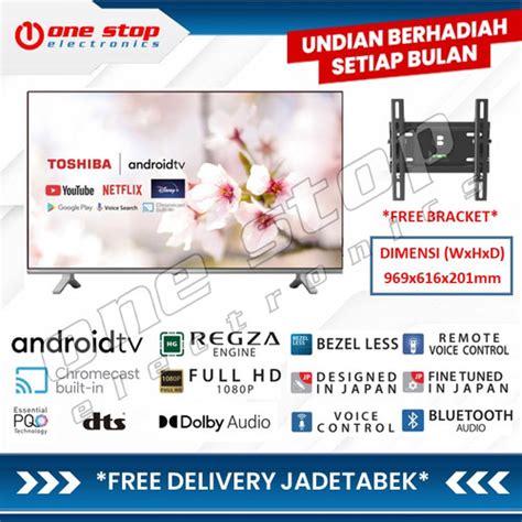 Promo TOSHIBA 43V35KP FULL HD Smart Android TV 43 Inch Cicil 0 3x