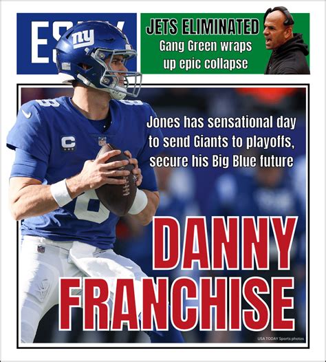 Daniel Jones leads Giants back to playoffs | ESNY back page