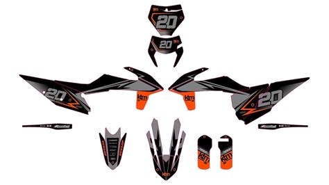 Kit déco KTM EXC EXC F 2020 2023 Koy Orange Boutique Kit Déco Moto