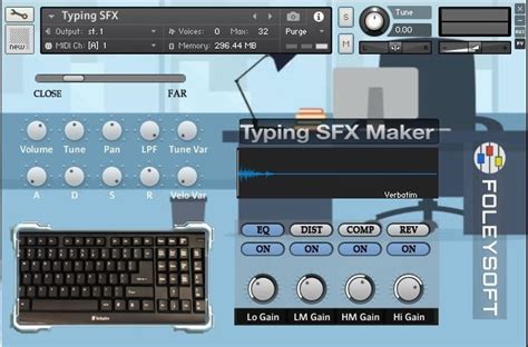 Typing SFX Maker | FOLEYSOFT