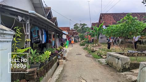 Village Life Walk In A Densely Populated Village Indonesian Village