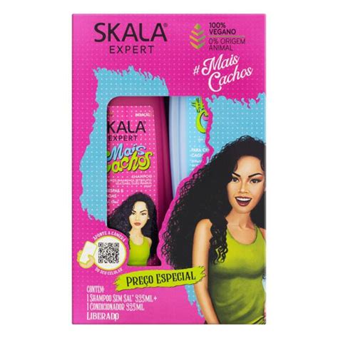 Kit Shampoo Condicionador Skala MaisCachos 325ml Cada Super Primavera