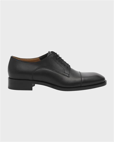 Christian Louboutin Mens Cortomale Calf Leather Oxfords Neiman Marcus