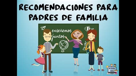 Recomendaciones Para Padres De Familia YouTube