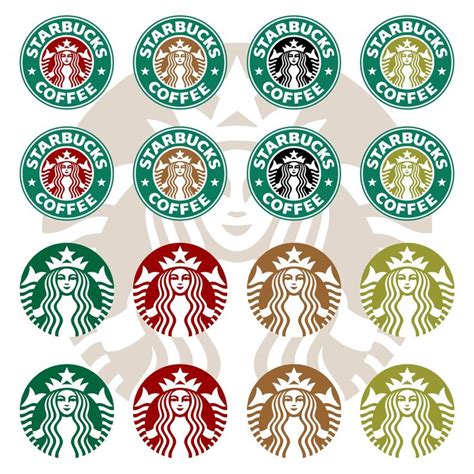 Starbucks Coffee Logo - 10 Free PDF Printables | Printablee | Starbucks ...