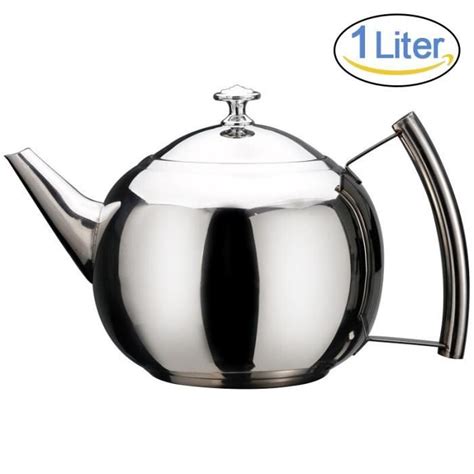 Cafetiere Theiere Chocolatiere Liter Sliver Bouilloire Eau En