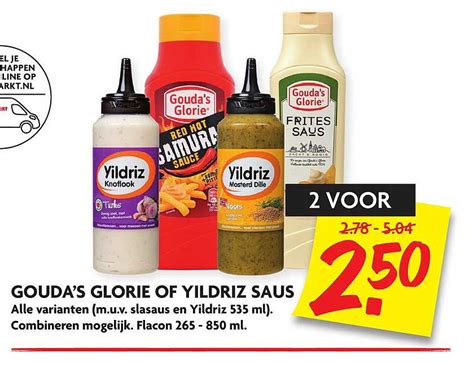 Gouda S Glorie Of Yildriz Saus Aanbieding Bij Dekamarkt Folders Nl