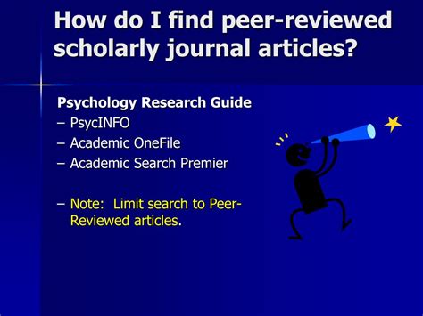 Ppt Peer Reviewed Scholarly Journals Powerpoint Presentation Free