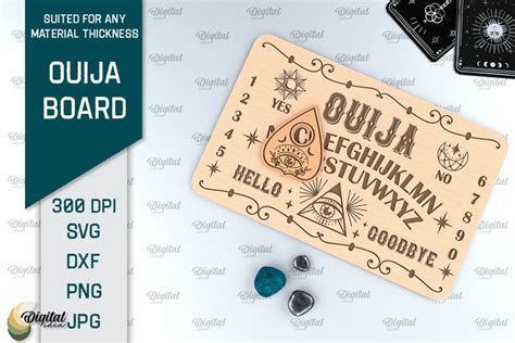 Ouija Board Svg Cricut Planchette Free Design Bundles