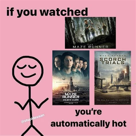 Pin By Brookelynn Martin On Maze Runner Maze Runner Funny Maze Runner Trilogy Maze Runner Movie