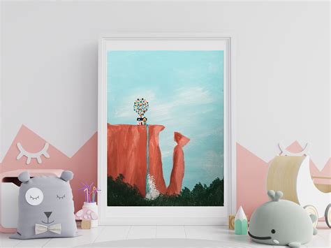 Pixar Art UP Pixar Print Digital Print Kids Wall Art - Etsy