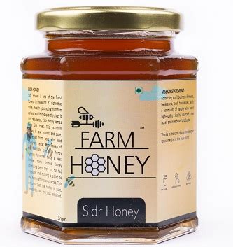 Sidr Honey - In Stock - 250 grams and 350 grams bottles - FarmHoney.in