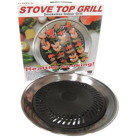 Smokeless Indoor Stove Top Grill Pan - Healthy Home Cooking Kitchen Tool | Stove top grill ...