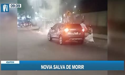 Iquitos Novia Salv De Morir Tras Incendiarse Auto En El Que Iba A Su