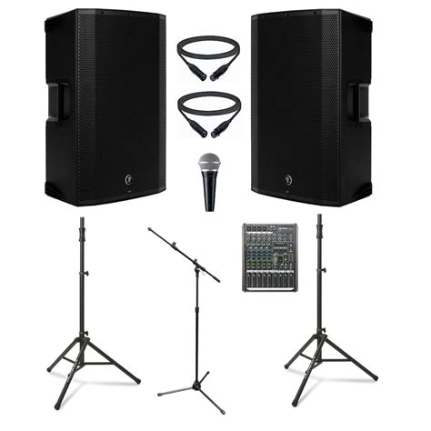 Mackie Thump 15A with Mixer | Active 15" Speaker Bundle