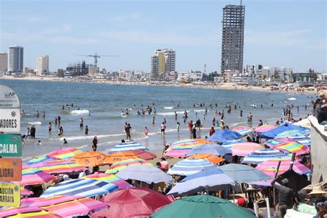 Abarrotan Tambi N Las Playas De Mazatl N Este Domingo De Pascua