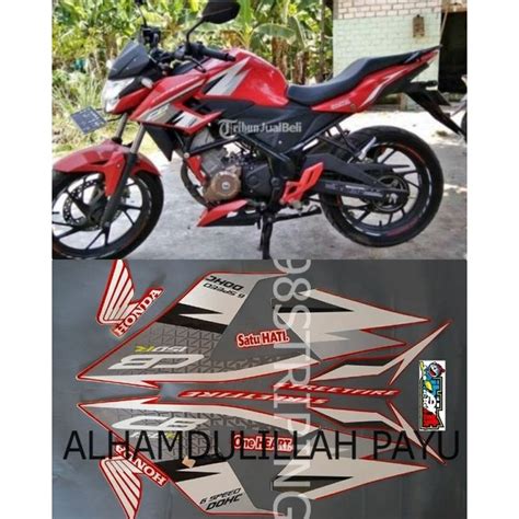 Jual STIKER STRIPING HONDA CB150R MERAH CB 150 R TAHUN 2016 SE SPECIAL