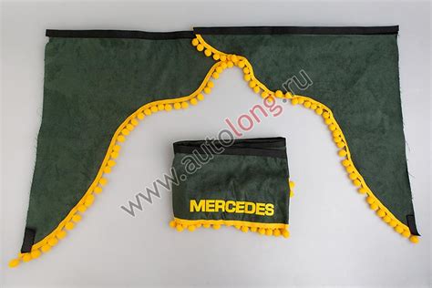 Ламбрекен лобового стекла и угол на грузовик Mercedes (польская ткань ...