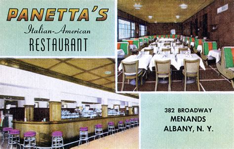 Panetta S Restaurant Albany NY 1960s Contributed By Julie Flickr