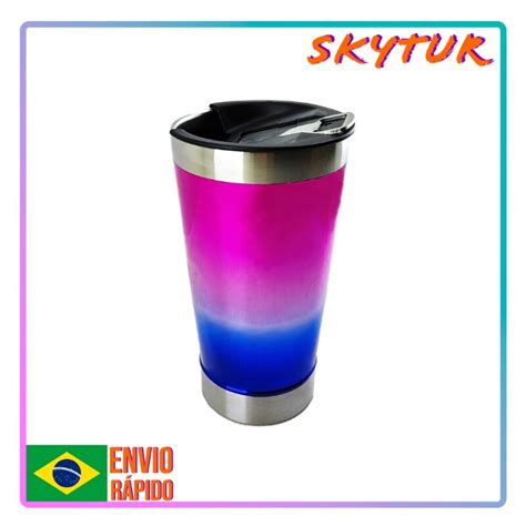 Copo T Rmico 473ml A O Inox Abridor Multicolorido Png