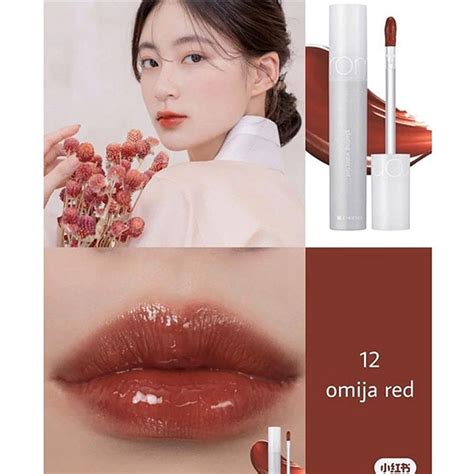 Son Romand Glasting Water Tint 12 Omija Red đỏ đất Omija