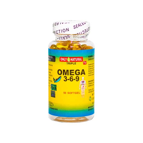 Omega 3 6 9 1000 Mg 60 Softgel Only Natural Only Natural