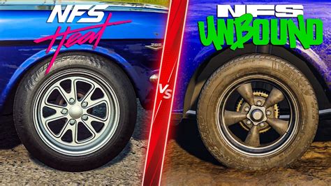 Nfs Heat Vs Nfs Unbound Direct Comparison Attention To Detail