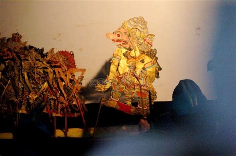 Puppet Show Wayang Kulit A Highly Popular In Java Stock Image Image