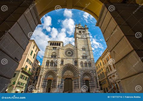 Catedral De Lorenzo Del Santo San Lorenzo Génova Italia Foto