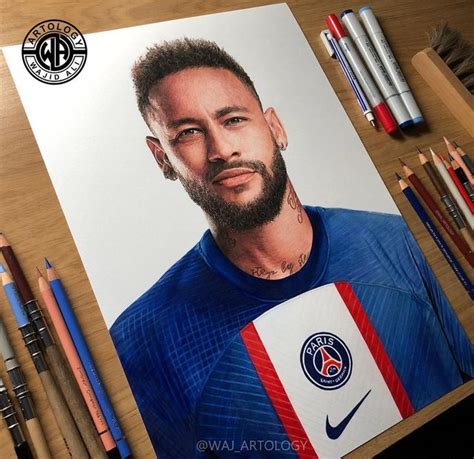 Wajid Ali On Instagram Neymar Jr Drawing Neymarjr Neymar Psg