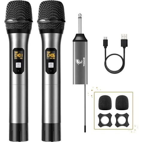 Microphone Sans Fil Syst Me Uhf De Micro Dynamique Main Double En