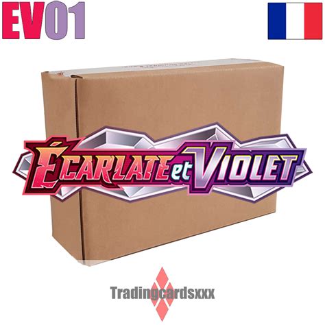 Pokémon Carton De 36 Boosters Sous Blister Ev01 Écarlate Et Violet