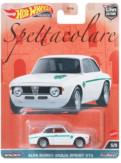 Vehicul Hot Wheels Premium Car Culture Spettacolare Alfa Romeo Giulia